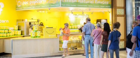 La franquicia americana de palomitas gourmet, Doc Popcorn, prevé 60 aperturas en México